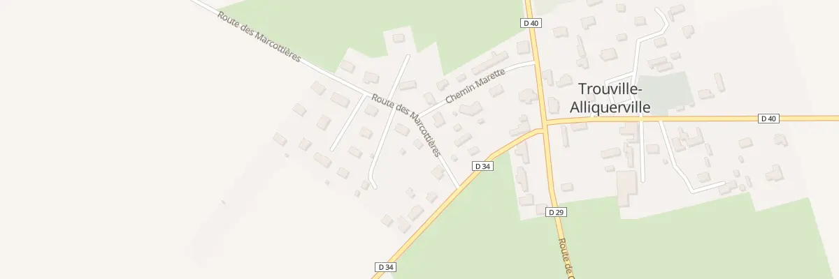 Plan du 720 Rte du Mont à Trouville-Alliquerville