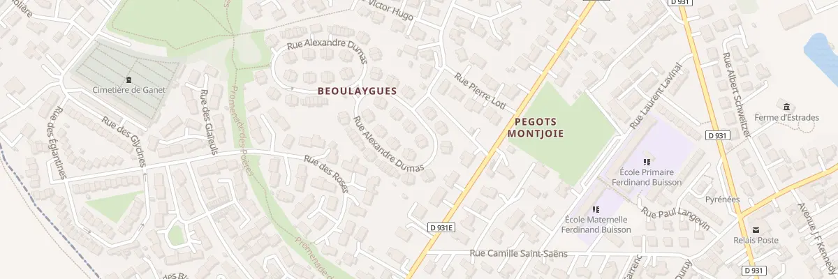 Plan du 5036 Rue Alexandre Dumas au Passage