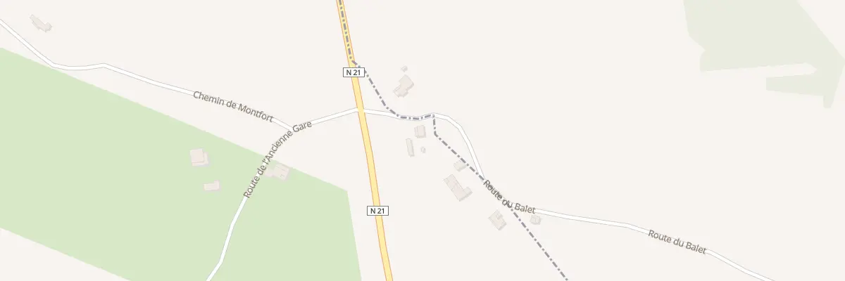 Plan du 76 Rte du Balet à Montauriol