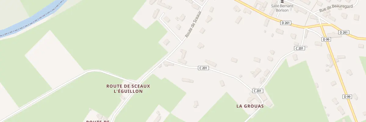 Plan du 16 Che de la Grouas à Villaines-la-Gonais