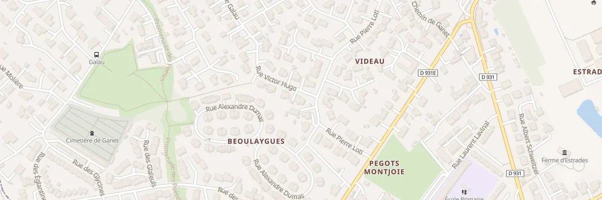 Plan du 1 Rue Victor Hugo au Passage