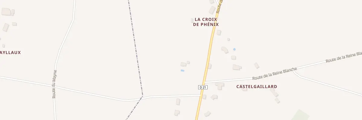 Plan du 1109 Rte de l’Octroi à Saint-Aubin-de-Lanquais