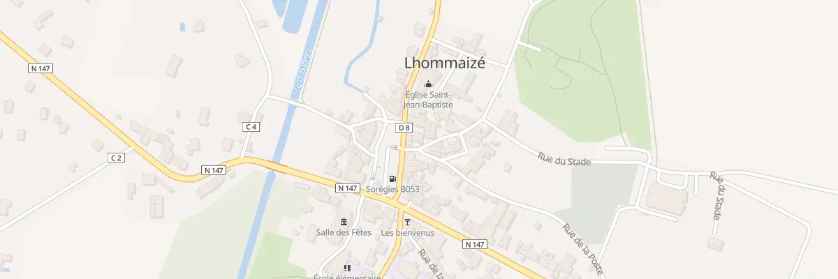 Plan du 1 Rue du Stade à Lhommaizé