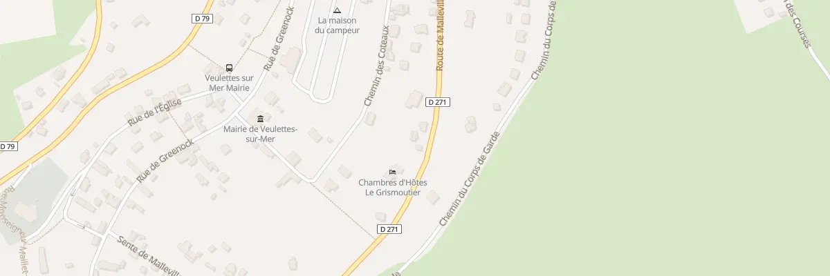 Plan du 25 Rte de Malleville à Veulettes-sur-Mer