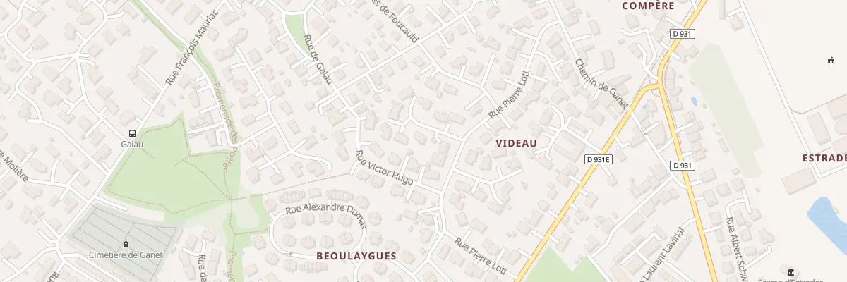 Plan du 1 Imp R Dorgeles au Passage
