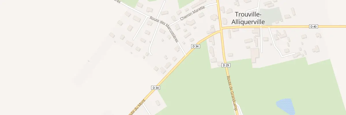 Plan du 146 Rte du Mont à Trouville-Alliquerville