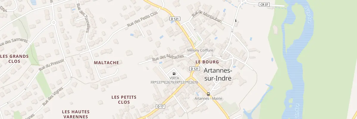 Plan du 6 Rue des Maltaches à Artannes-sur-Indre