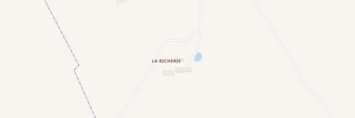 Plan du 206 La Richerie à Villedieu-le-Château
