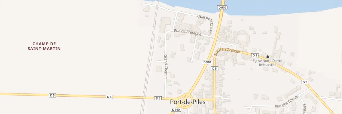Plan du 6 Grand Chemin à Port-de-Piles