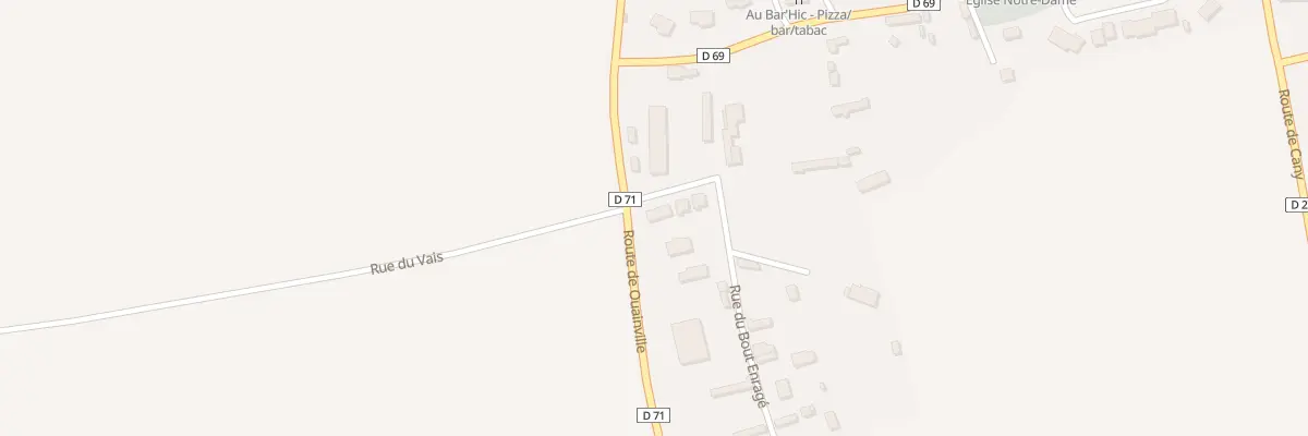 Plan du 2C Rue du Bout Enragé à Canouville