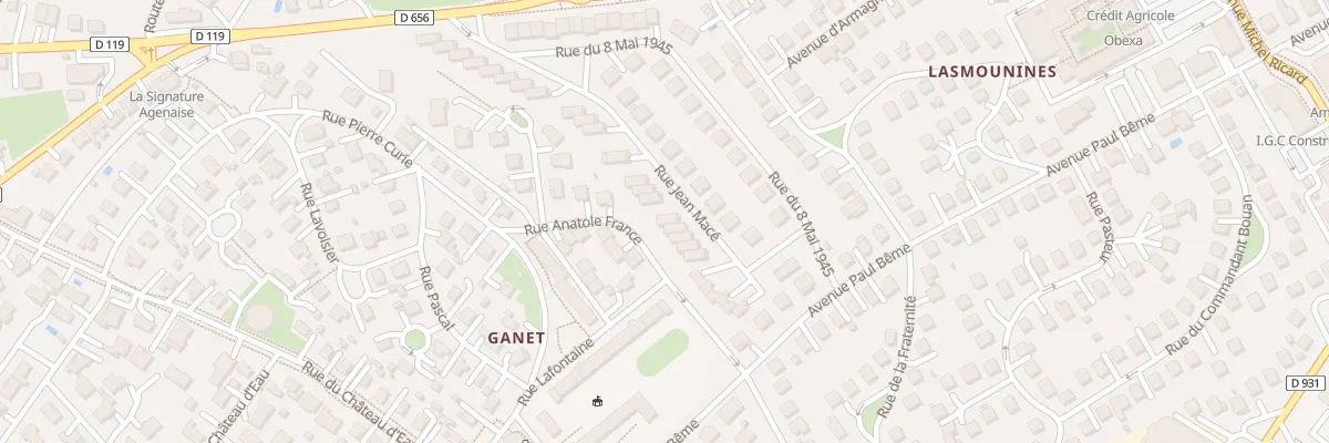 Plan du 9 Rue Jean Mace au Passage