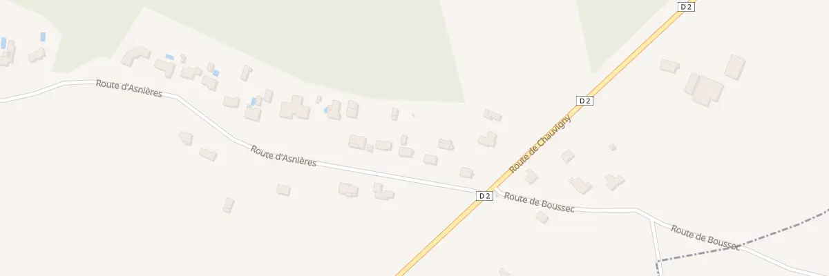 Plan du 6 Rte d’Asnières à Pouillé