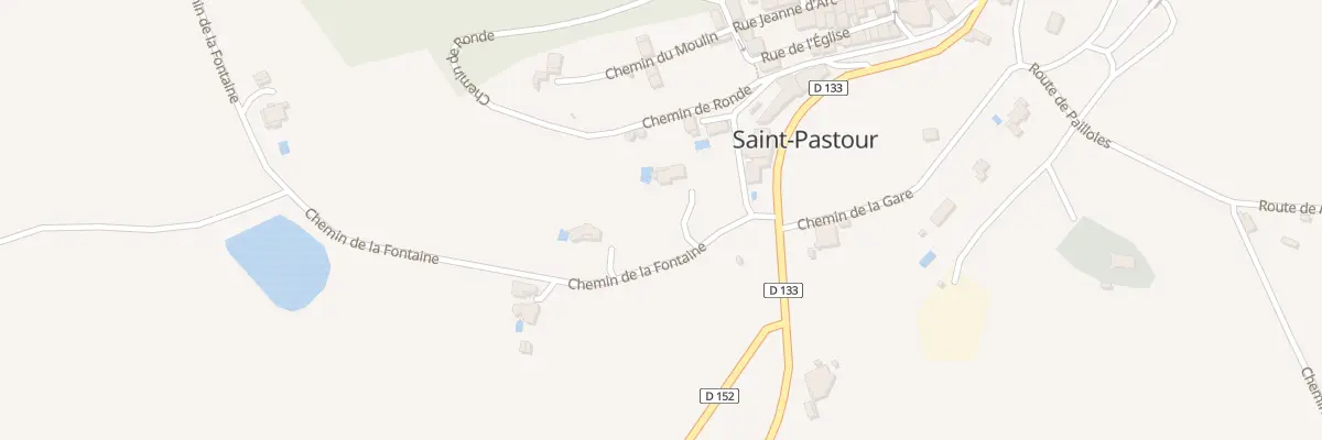 Plan du 2 Che de la Fontaine à Saint-Pastour