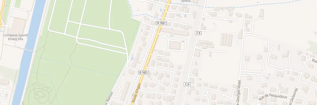 Plan du 112B Rte d’Agen à Auch