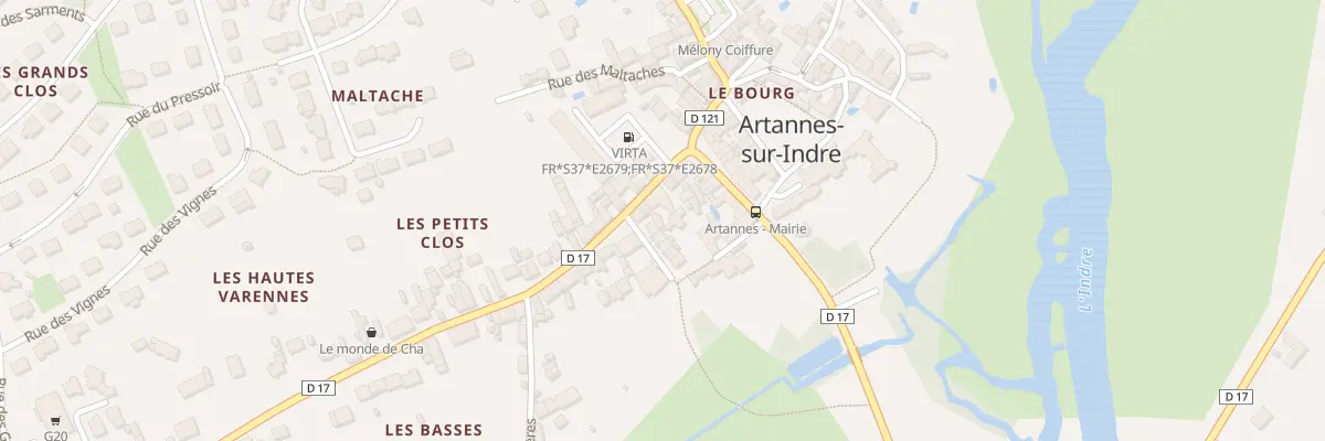 Plan du 22T Av de la Vallée du Lys à Artannes-sur-Indre