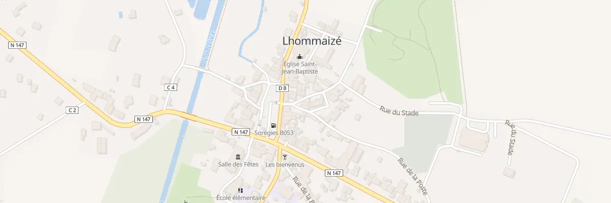 Plan du 2 Rue du Stade à Lhommaizé