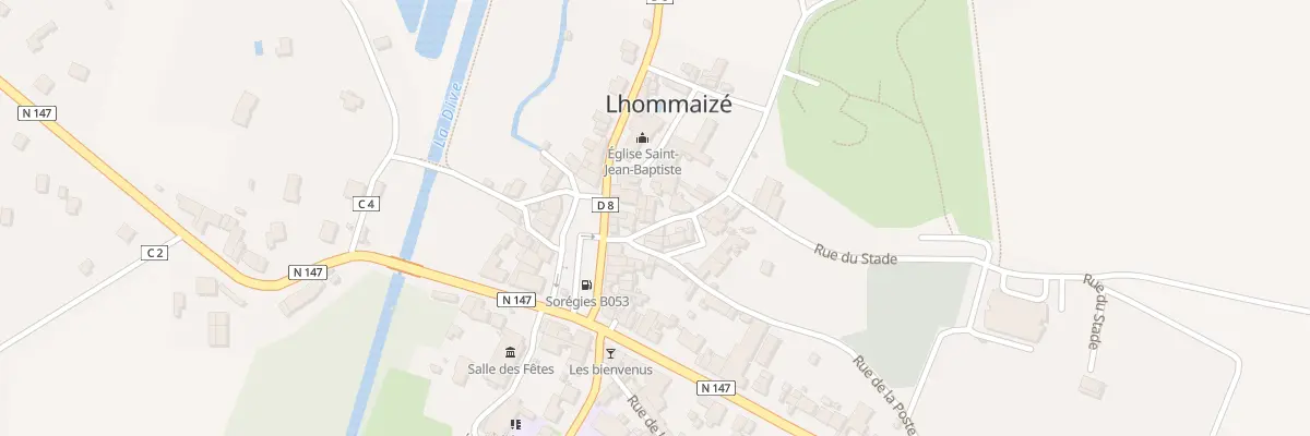 Plan du 3 Rue du Stade à Lhommaizé