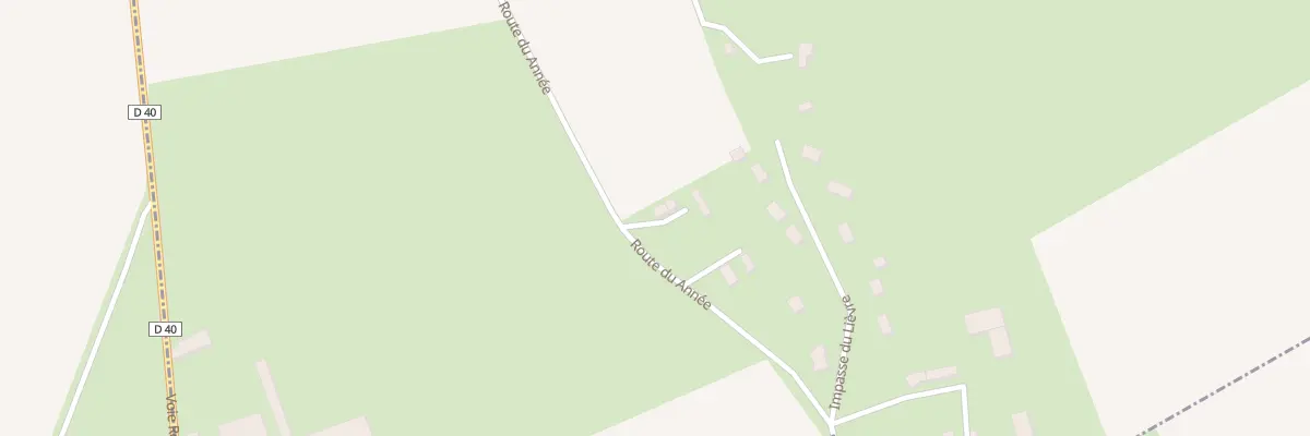 Plan du 535 Rte Annee à Foucart