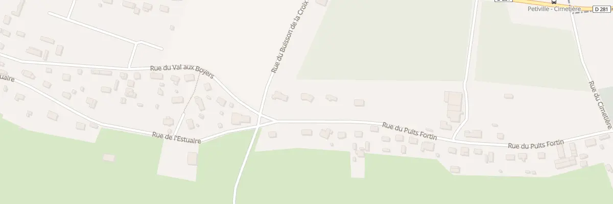 Plan du 21 Rue du Puits Fortin à Petiville