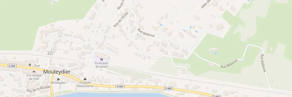 Plan du 3 Che des Tilleuls à Mouleydier