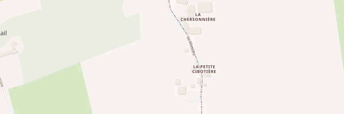 Plan du 2 La Cibotiere à Loisail