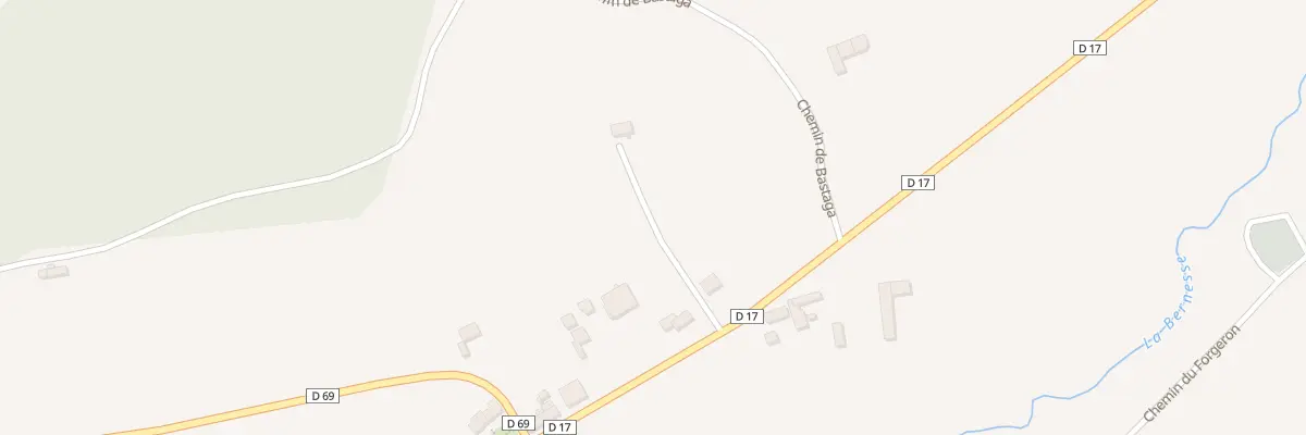 Plan de Village de Nizan à Nizan-Gesse