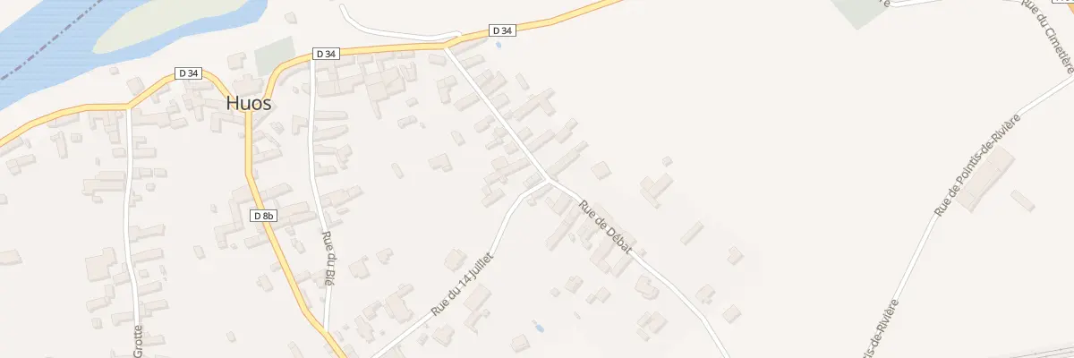 Plan du 130 Village Nord-Est à Huos