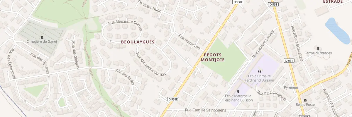 Plan du 5008 Rue Alexandre Dumas au Passage