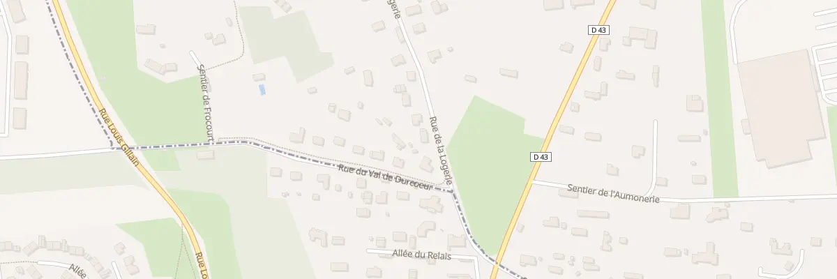 Plan du 1 Rue de la Logerie à Menneval