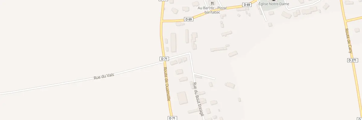 Plan du 2B Rue du Bout Enragé à Canouville