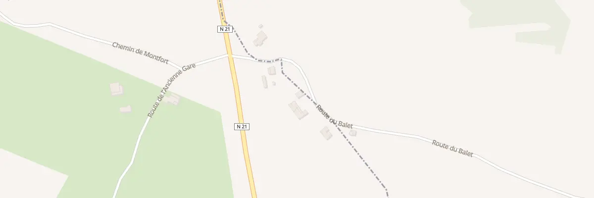 Plan du 61B Pieces du Balet à Castillonnès