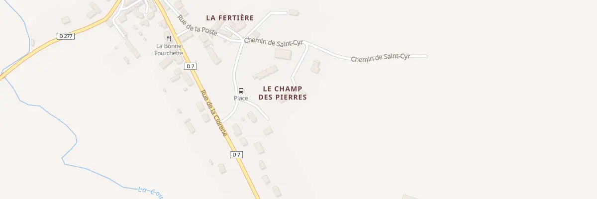 Plan du 6 La Fertiere à La Chapelle-Souëf