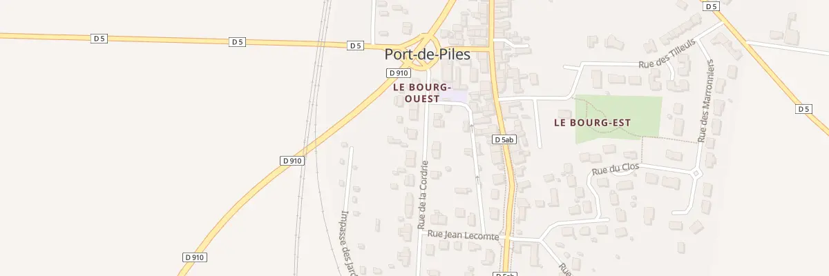 Plan du 8 Rue de la Cordrie à Port-de-Piles