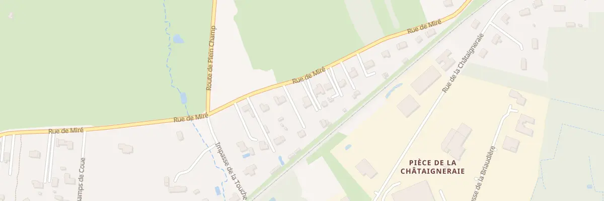 Plan du 42 Rue de Miré à Ballan-Miré
