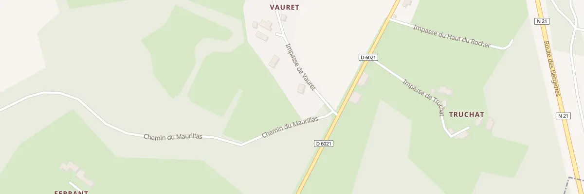 Plan du 59 Vauret à Douville