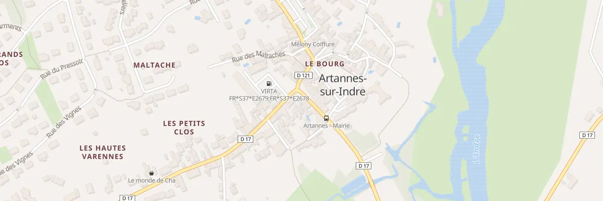 Plan du 14 Av de la Vallée du Lys à Artannes-sur-Indre