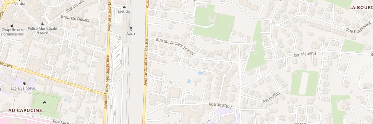Plan du 2 Rue Saint Exupery à Auch