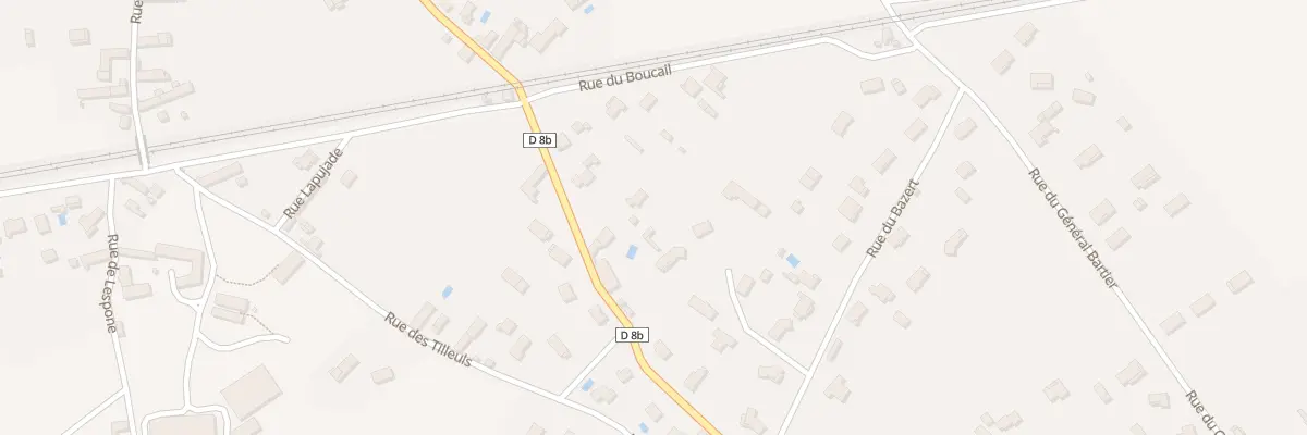 Plan du 5 Rue de Cier à Huos