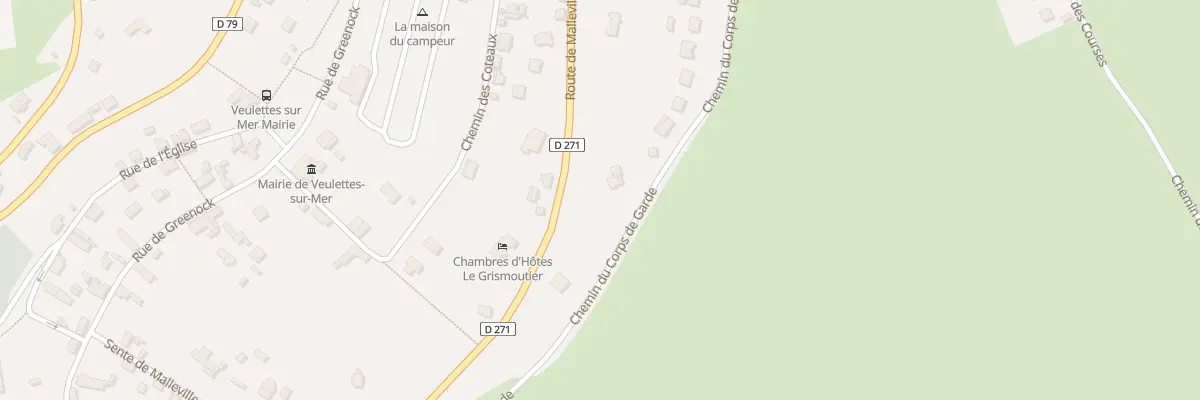 Plan du 33 Che du Corps de Garde à Veulettes-sur-Mer