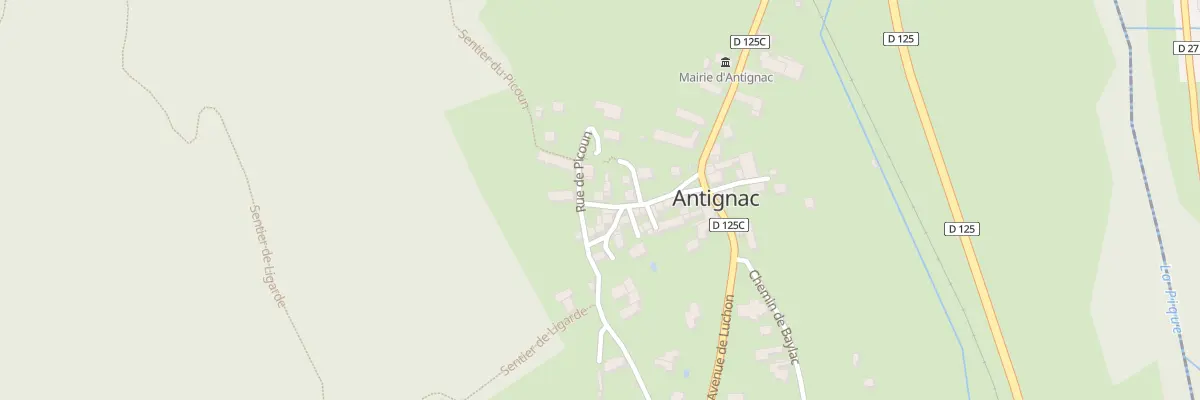 Plan du 33 Le Village à Antignac