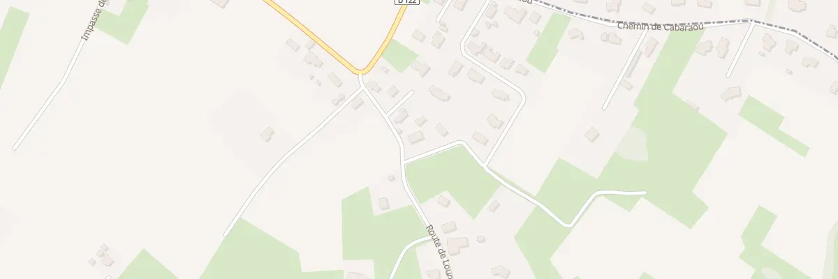 Plan du 1 Che de la Poutge à Izaourt