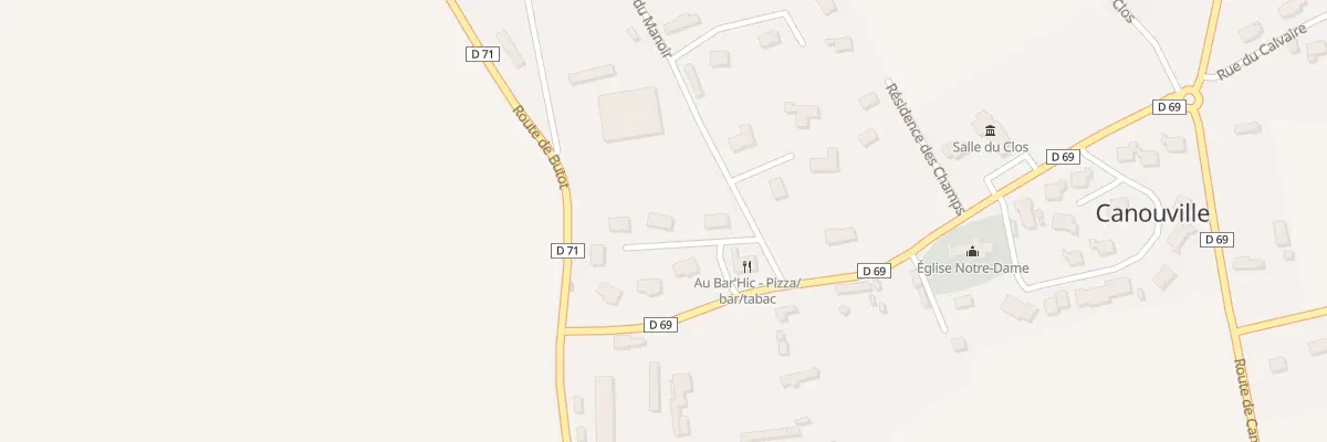 Plan du 6 Résidence des Pommiers à Canouville