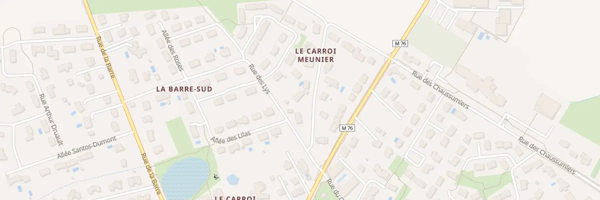 Plan du 3 Che du Carroi Meunier à Fondettes