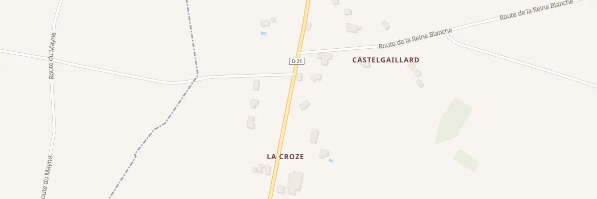 Plan du 97 Castelgaillard à Saint-Aubin-de-Lanquais