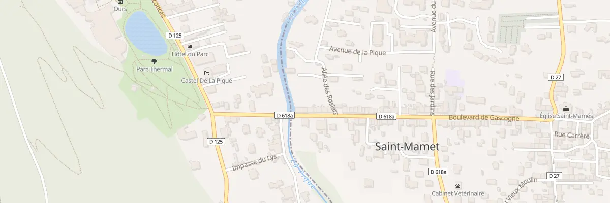 Plan du 3 Bd de Gascogne à Saubens