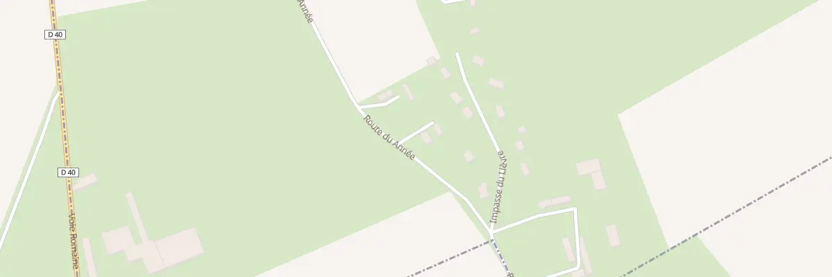 Plan du 601 Rte Annee à Foucart