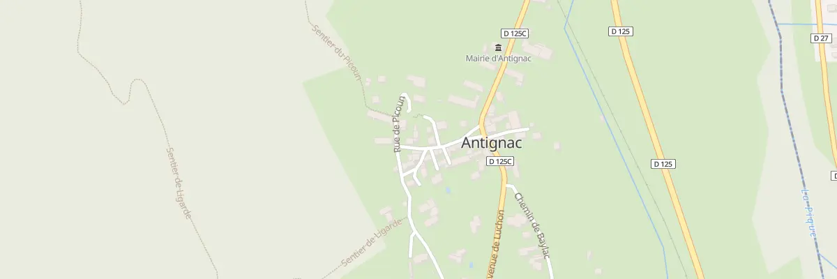Plan du 9008 Rue de la Fontaine à Antignac
