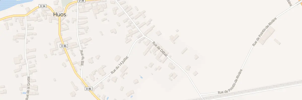 Plan du 24 Rue de Débat à Huos