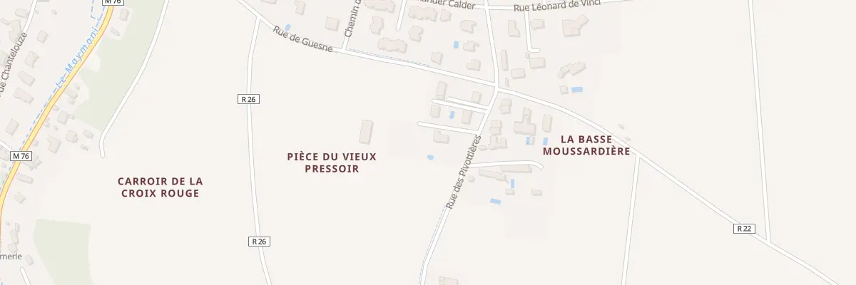 Plan du 14 Rue des Pivottières à Fondettes