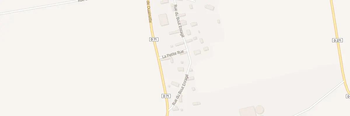 Plan du 2 La Petite Rue à Canouville